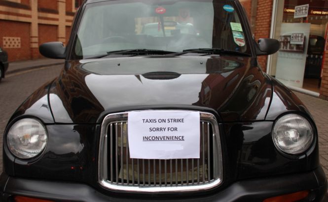 Taxi Drivers Strike Against Uber