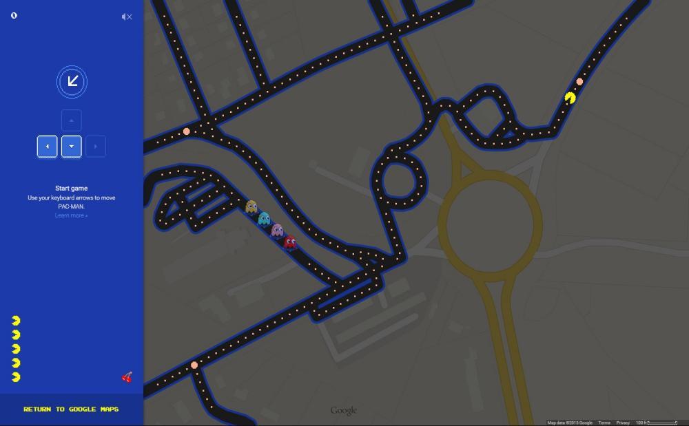 Google Maps now lets you turn any location into a game of Pac-Man - The  Verge