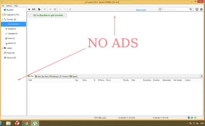 How To Turn Off Ads in uTorrent