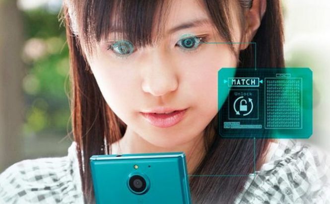 Japanese Smartphone Adopts Iris-Recognition Technology