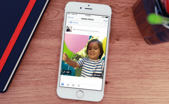 Facebook can now work with Apple's Live Photos