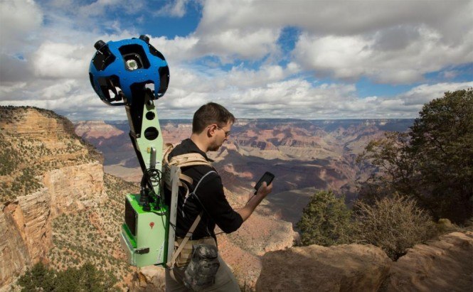 Google Maps in the Grand Canyon