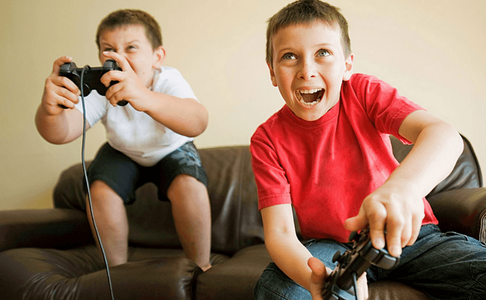 Kids deals playing playstation