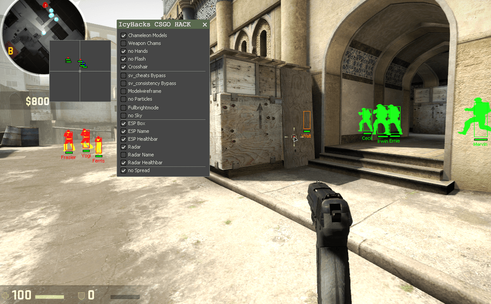 How to apply cheats in Counter Strike