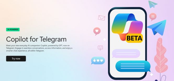 Microsoft launches its Copilot bot on Telegram