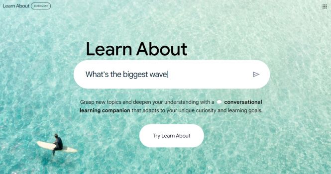 What is Google’s Learn About AI educational companion?