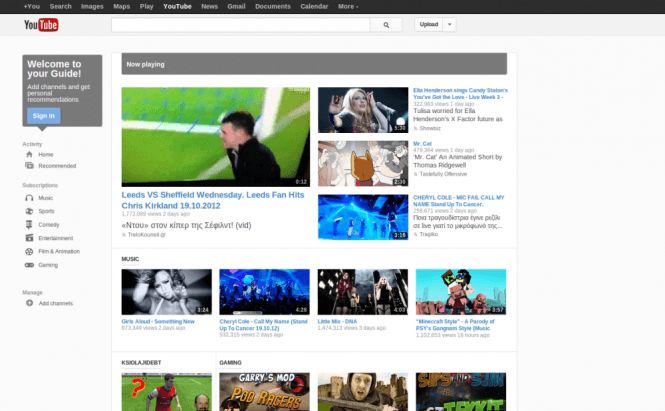 Google Rolls Out the New YouTube Interface